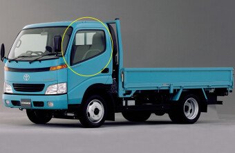 Стекло боковое TOYOTA TOYOACE 2000- (BU90/BU96) FD/LH фурнитура, 
Бренд: BENSON
