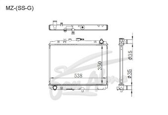 Радиатор NISSAN VANETTE 1994-1999 (SS)(gas) (F8) 
Бренд: TONGSHI PL26MT