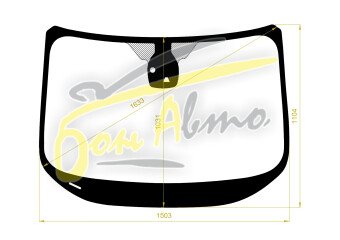 Стекло лобовое FORD TRANSIT CONNECT 2012- (LHD) место под 1 камеру, место под датчик дождя, молдинг, акустическое, 
Бренд: BENSON с синей полосой