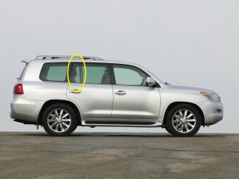 Стекло боковое LEXUS LX 2007-2015 (UZJ200) RQ/RH 
Бренд: BENSON