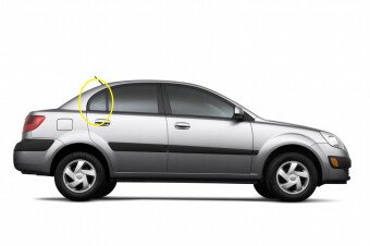 Стекло боковое KIA RIO 2005-2011 (JB-4d sed) RQ/RH 
Бренд: BSG