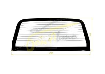 Стекло заднее с обогревом TOYOTA HILUX SURF 1989-1995 (N130) 
Бренд: КМК