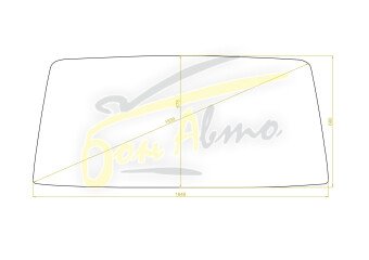 Стекло лобовое NISSAN ATLAS 1982-1991 (H40-wide-1844*678*1830) 
Бренд: BSG с серой полосой