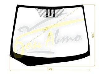 Стекло лобовое TOYOTA ALPHARD 2015-2023 (H30-RHD) место под датчик дождя, место под датчик влажности, 
Бренд: BENSON с синей полосой