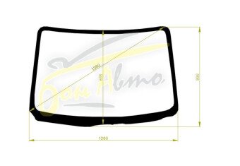 Стекло лобовое DAIHATSU MOVE 2002-2006 (L150-RHD) 
Бренд: BSG с зеленой полосой