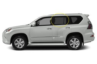 Стекло боковое LEXUS GX 2009-2023 J150-5d RD/LH 
Бренд: BENSON