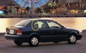 Стекло боковое TOYOTA CORSA 1994-1999 EL51-4d sed RQ/RH 
Бренд: TOYOTA