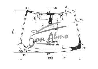 Стекло лобовое FORD FOCUS 2004-2011 (CB4) 5d h/b место под датчик дождя, полный обогрев,, 
Бренд: BENSON