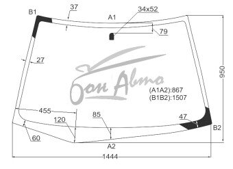 Стекло лобовое MITSUBISHI LANCER 2003-2010 (CS-RHD-4d) 
Бренд: BSG