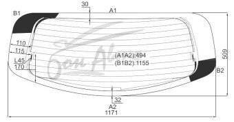 Стекло заднее с обогревом RENAULT PULSE 2012- (K13) 
Бренд: BENSON