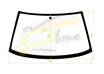 Стекло лобовое NISSAN TERRANO II 1993-2006 (R20) 
Бренд: BSG с зеленой полосой