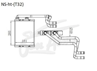 Радиатор отопителя NISSAN X-TRAIL 2013- (T32)
Бренд: TONGSHI AL36