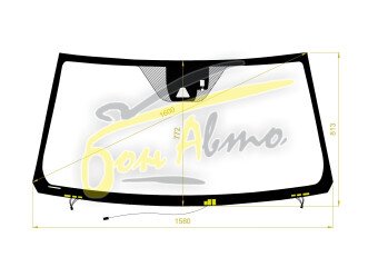 Стекло лобовое LEXUS LX 2007-2021 (J200-LHD-2015) обогрев щеток, место под 1 камеру, место под датчик дождя, 
Бренд: BSG с зеленой полосой