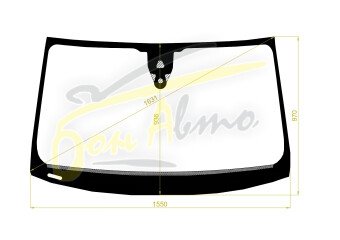 Стекло лобовое AUDI Q7 2015- (4MB) место под 1 камеру, место под датчик дождя, молдинг, 
Бренд: КМК с синей полосой