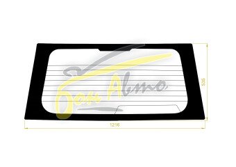 Стекло заднее с обогревом HONDA CAPA 1998-2002 (GA4-6) 
Бренд: BSG