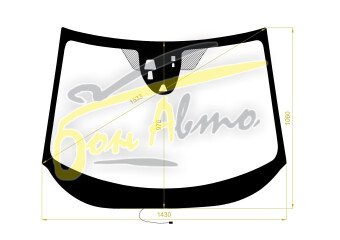 Стекло лобовое HONDA HR-V 2014-2021 (RU1-RHD) обогрев щеток, место под 3 камеры, место под датчик дождя, молдинг, акустическое, 
Бренд: BENSON с синей полосой