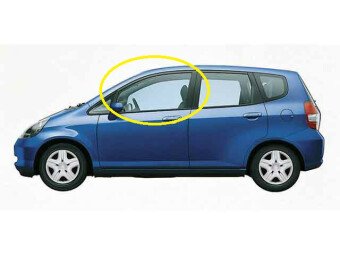 Стекло боковое HONDA FIT 2001-2008 (GD1-5d) FD/LH 
Бренд: BSG