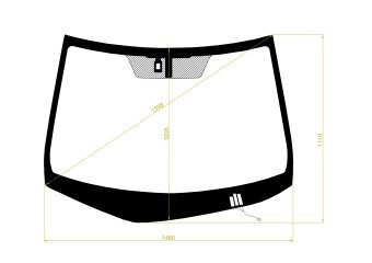Стекло лобовое LEXUS RX 2008-2015 (AGL10-RHD) обогрев щеток, место под датчик дождя, 
Бренд: BENSON