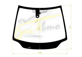 Стекло лобовое HONDA CIVIC 2005-2012 (FK2-LHD-5d h/b) место под датчик дождя 
Бренд: BENSON