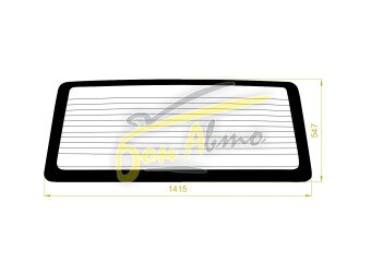 Стекло заднее с обогревом MAZDA MPV 1995-1999 (LV) 
Бренд: BENSON Тонированное