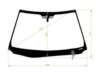 Стекло лобовое LEXUS GS 2011- (GRL15-LHD) обогрев щеток, место под датчик дождя, 
Бренд: BENSON