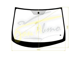 Стекло лобовое TOYOTA ALPHARD 2002-2008 (ANH10-RHD) обогрев щеток 
Бренд: BENSON