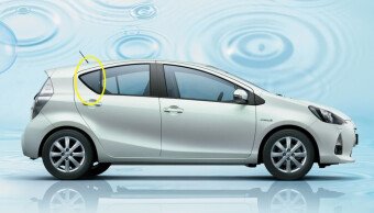Стекло боковое TOYOTA AQUA 2011-2021 NHP10 RQ/RH 
Бренд: BENSON Тонированное