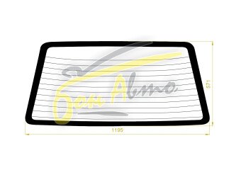 Стекло заднее с обогревом TOYOTA COROLLA 1991-2000 (AE100-5d wag) 
Бренд: BSG