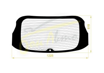 Стекло заднее с обогревом HONDA VEZEL 2021- (RV3) 1 отверстие 
Бренд: BENSON Тонированное