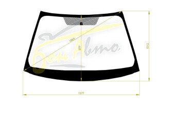 Стекло лобовое TOYOTA PRIUS a 2011- (ZVW40) 
Бренд: BENSON с серой полосой