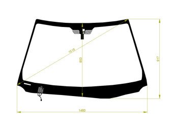 Стекло лобовое LEXUS GS 2011- (GRL15-RHD) обогрев щеток, место под датчик дождя, 
Бренд: BENSON