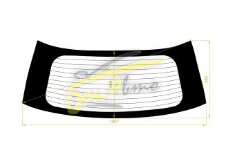 Стекло заднее с обогревом NISSAN NV150 2016- (Y12) 
Бренд: BSG