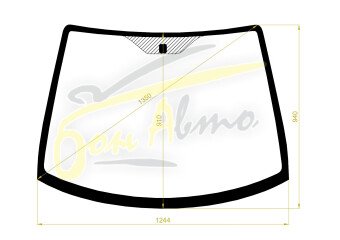Стекло лобовое CHERY QQ 2003- (LHD) 
Бренд: КМК с синей полосой