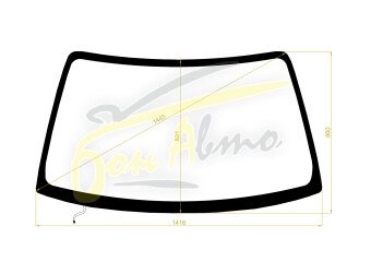 Стекло лобовое TOYOTA CORONA SF 1992-1996 (ST190-RHD) обогрев щеток 
Бренд: BENSON с серой полосой