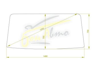 Стекло лобовое AMBERTRUCK JL 2024- (std-1480*750) 
Бренд: BSG с зеленой полосой