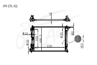 Радиатор HYUNDAI TUCSON 2015-2020 (TL)(gas) (G4FJ) 
Бренд: TONGSHI PL16AT