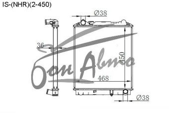 Радиатор MAZDA TITAN-ELF 1993-2006 (NKR,NPS,NPR,NHR)(2-450) (4HG,4HF,4HL,4JG) 
Бренд: TONGSHI PL36MT