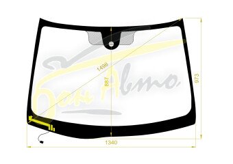 Стекло лобовое NISSAN TIIDA 2004-2012 (C11-RHD) обогрев щеток, место под датчик дождя, 
Бренд: BENSON
