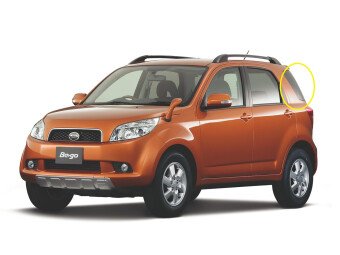 Стекло боковое DAIHATSU BE-GO 2006-2017 (J200) SW/LH/X 
Бренд: BENSON