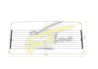 Стекло заднее с обогревом MAZDA BONGO BRAWNY 1983-1999 (SR) 
Бренд: BSG