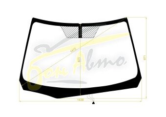 Стекло лобовое TOYOTA COROLLA FIELDER 2012- (E160-RHD) обогрев щеток 
Бренд: КМК с синей полосой