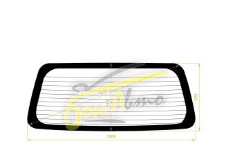 Стекло заднее с обогревом CHEVROLET MW WAGON 2001-2010 (ME34S) 
Бренд: BENSON