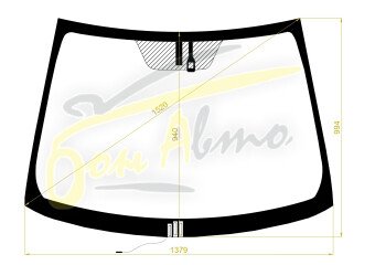 Стекло лобовое TOYOTA AURION 2006-2010 (ACV40-RHD) обогрев щеток, место под датчик дождя, 
Бренд: КМК с синей полосой