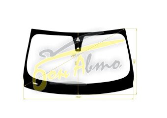 Стекло лобовое BMW X6 2020- (G06) место под 1 камеру с обогревом, место под датчик дождя, 
Бренд: КМК