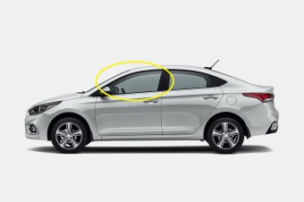 Стекло боковое HYUNDAI ACCENT 2017- (HC-4d sed) FD/LH 
Бренд: BENSON