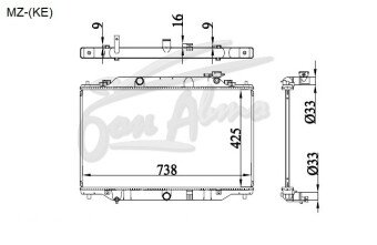 Радиатор MAZDA CX-5 2012-2017 (KE) (PY,PE,SH)
Бренд: TONGSHI PL16AT