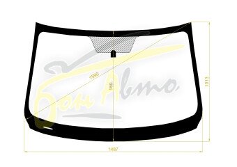 Стекло лобовое MAZDA 6 2012- (GJ-4d/5d) 
Бренд: BENSON с синей полосой