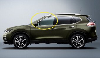 Стекло боковое NISSAN X-TRAIL 2013-2021 T32 LFD/LH фурнитура, 
Бренд: BENSON