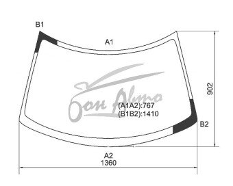 Стекло лобовое SUZUKI SWIFT 2004-2010 (ZC71S) 
Бренд: BSG с зеленой полосой