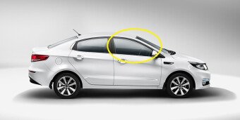 Стекло боковое KIA RIO 2011-2016 (QB -RUS-4d sed) FD/RH 
Бренд: BENSON